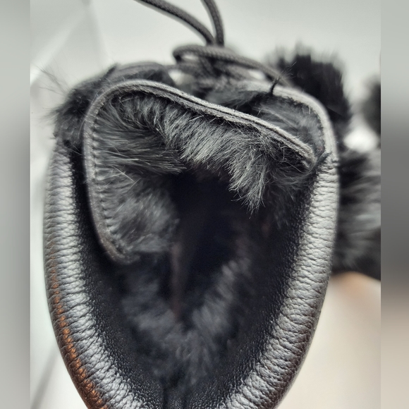 Jimmy Choo never worn suede booties with fur lining size 43 (US 11) - Picture 5 of 5